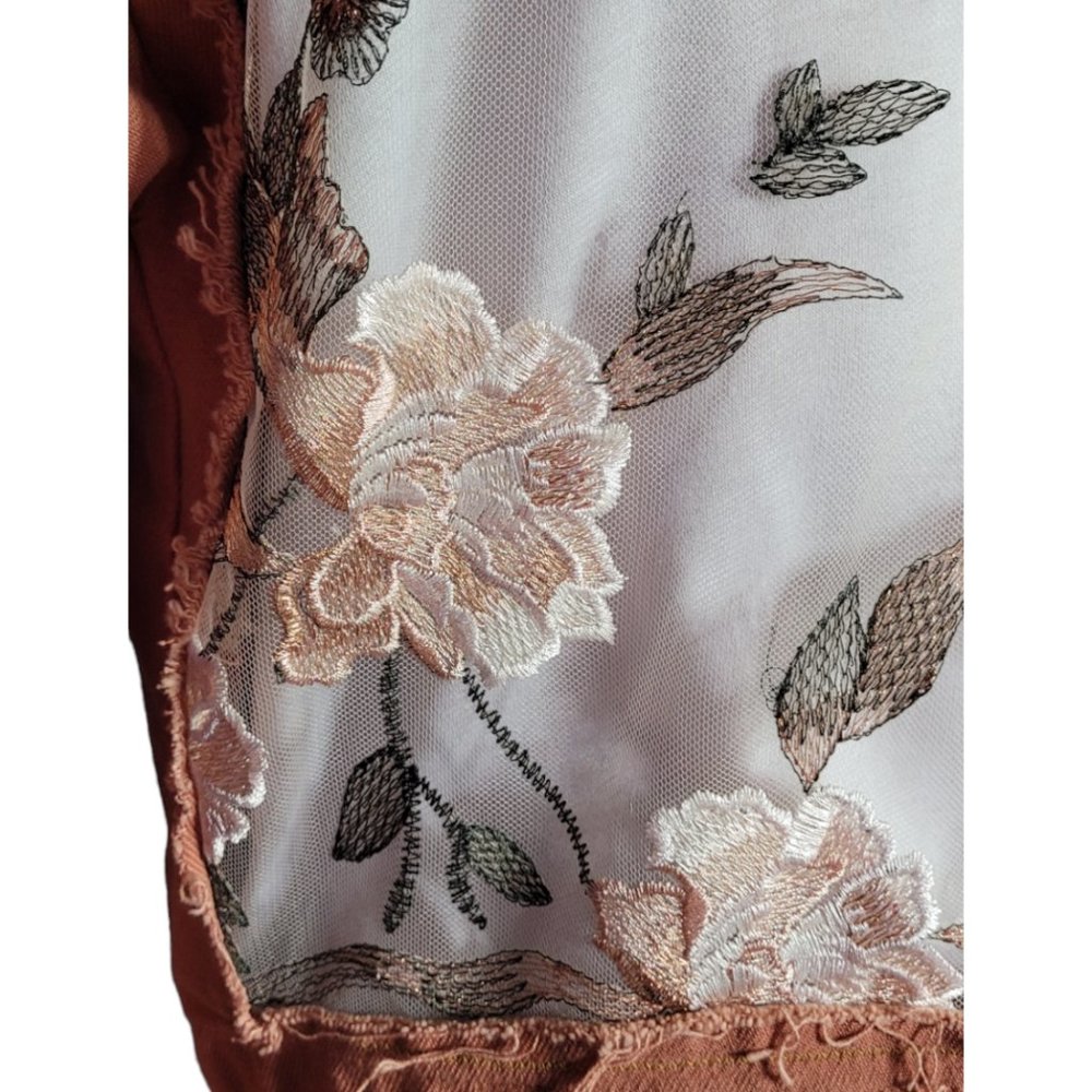 Refashioned sheer embroidered jacket Unique - Picture 4 of 7